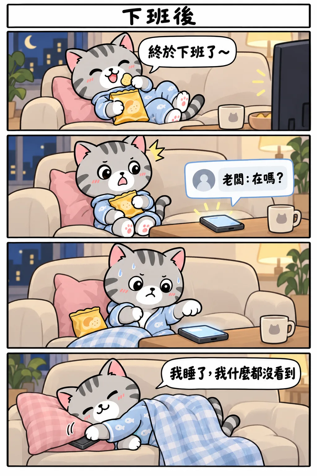 下班後