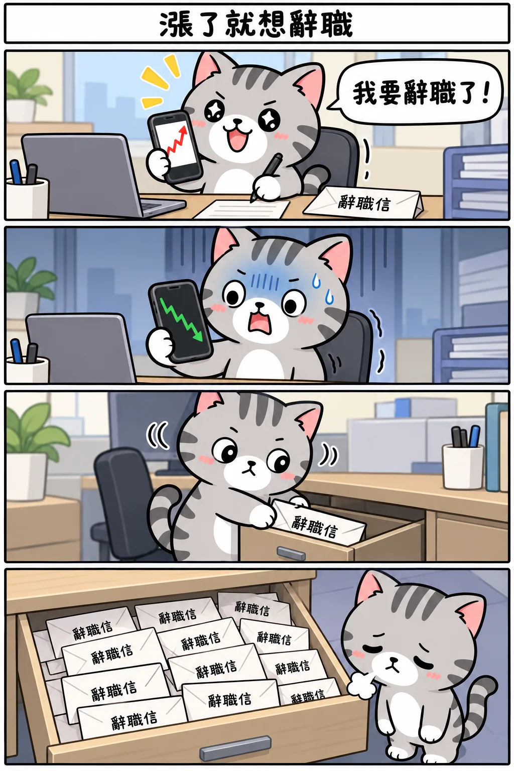 漲了就想辭職