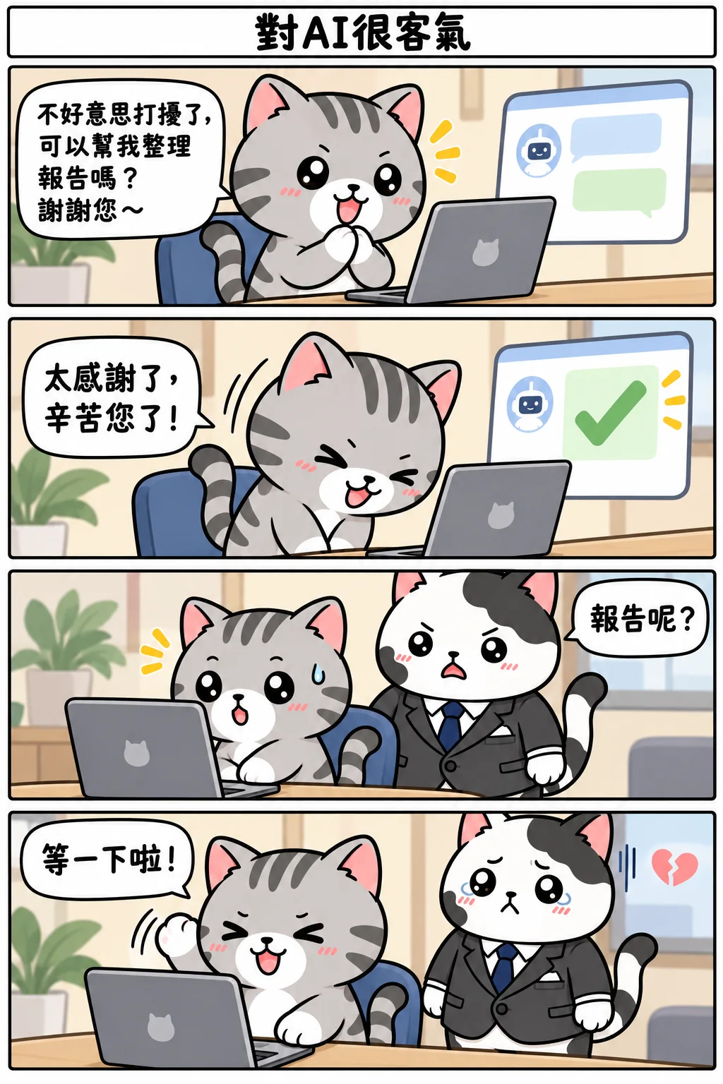對AI很客氣