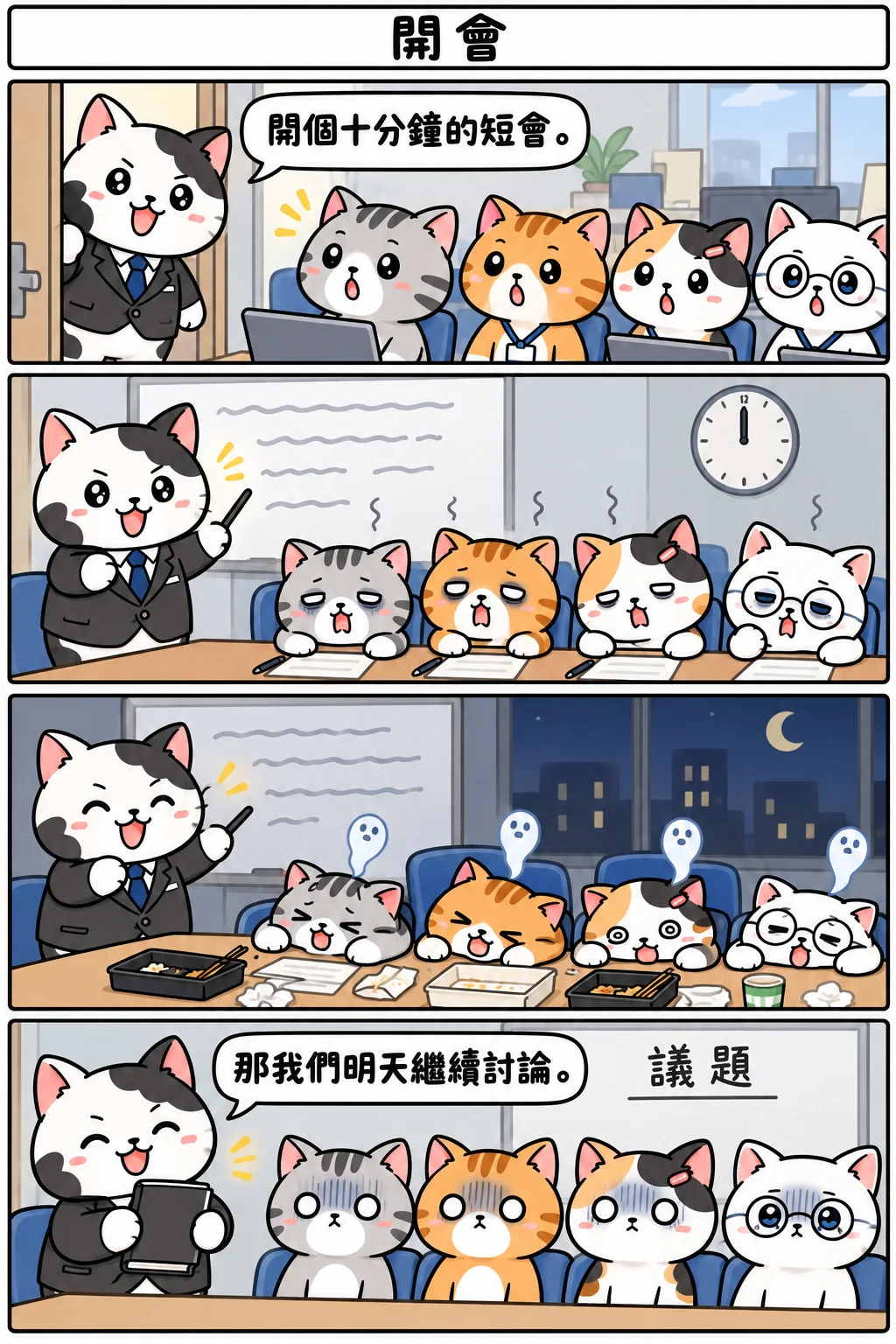 開會