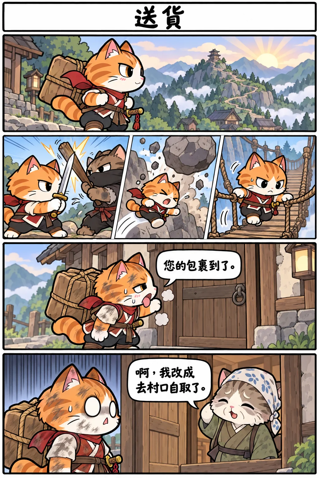 送貨