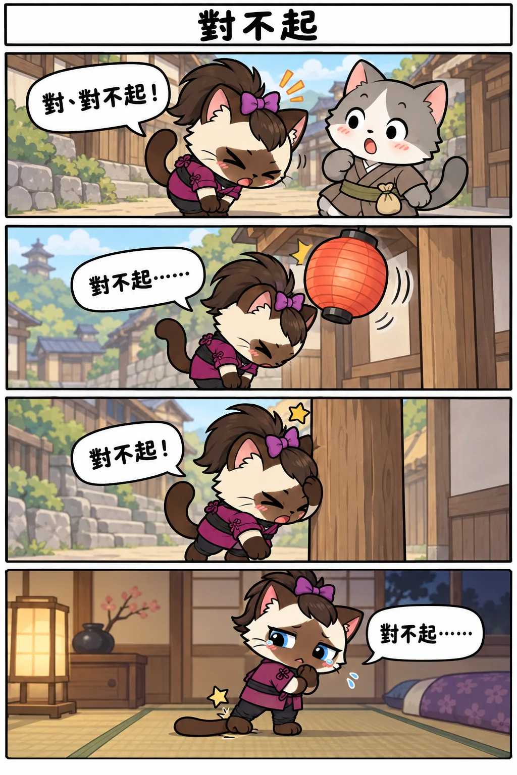 對不起
