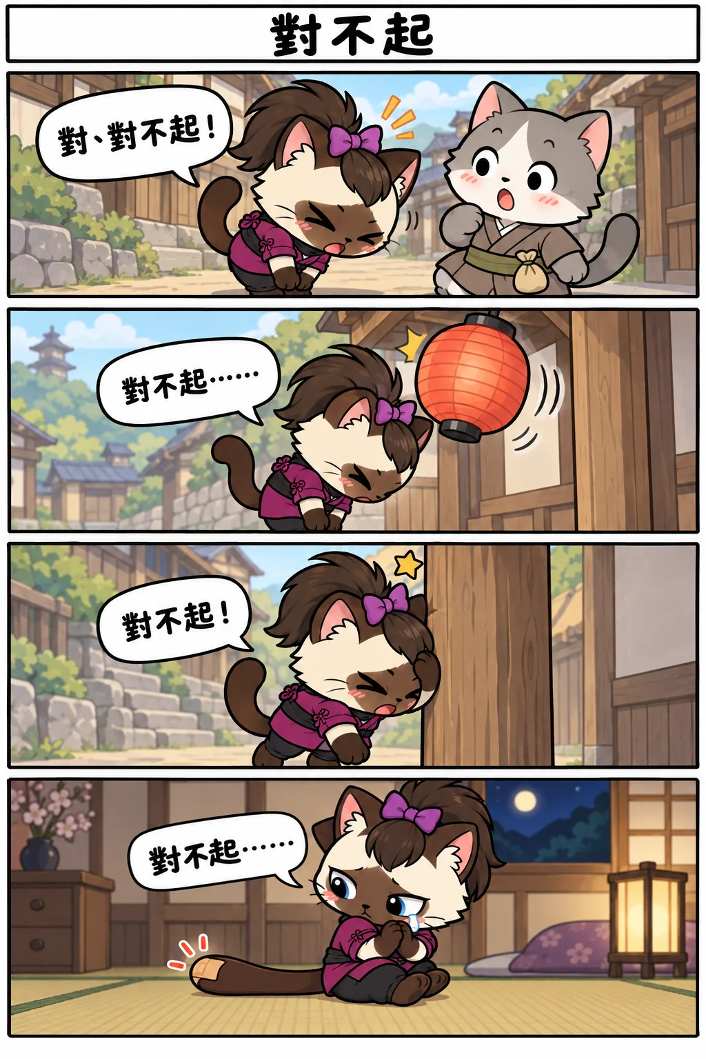 對不起